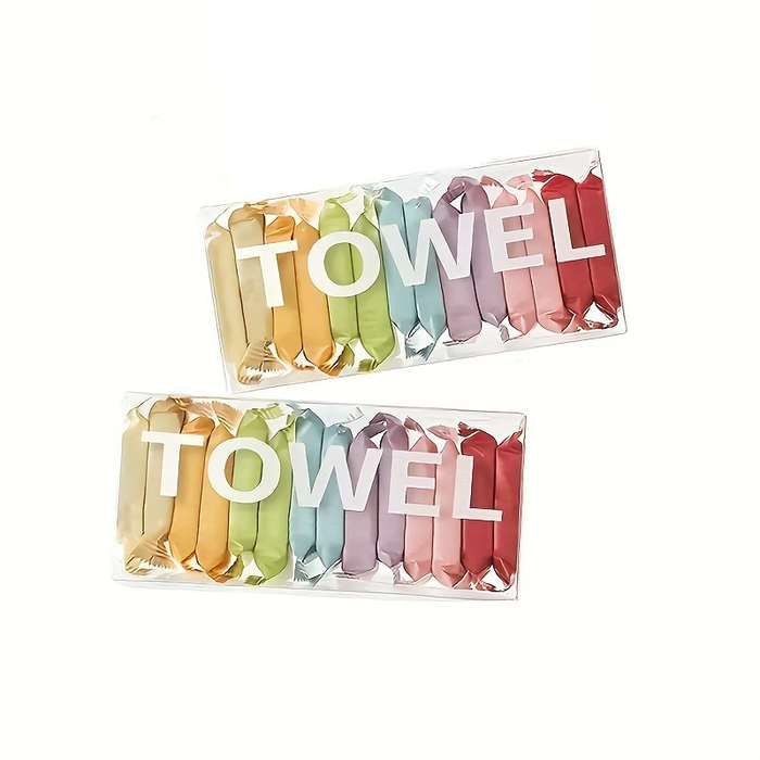 14 Pack Quick-Dry Travel Towel Set - Super Absorbent