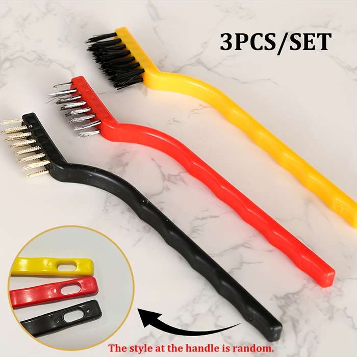 3pcs Multi-Surface Cleaning Brush Set