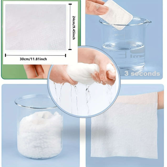 14 Pack Quick-Dry Travel Towel Set - Super Absorbent