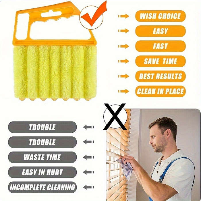 Deluxe Pe Microfiber Washable Window Cleaning Brushes