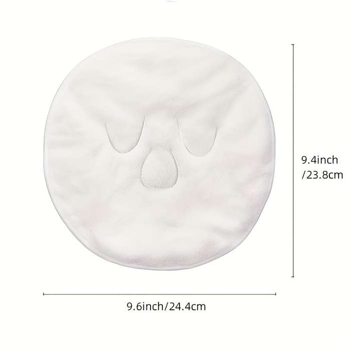 1pc Reusable Hot And Cold Facial Mask Towel For Skin Care