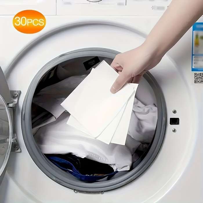30pcs Pink Laundry Sheets - Long-Lasting Scent
