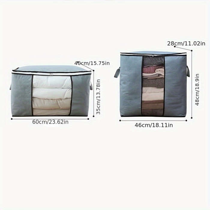Large Capacity Storage Box, Zipper Portable Organizer