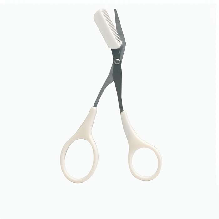 Stainless Steel Eyebrow Razor With Comb - Dual-Use