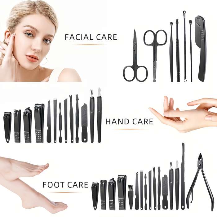 Modern Manicure Care Kit - Stainless Steel Nail Clippers
