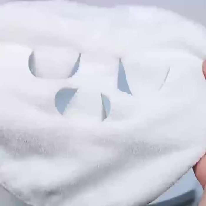 1pc Reusable Hot And Cold Facial Mask Towel For Skin Care