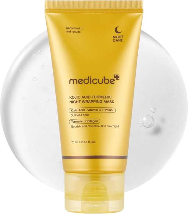 Medicube Turmeric Overnight Wrapping Peel Off Mask - Korean Skincare
