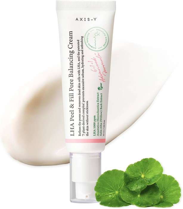 AXIS-Y LHA Peel & Fill Pore Balancing Cream - Korean Skincare