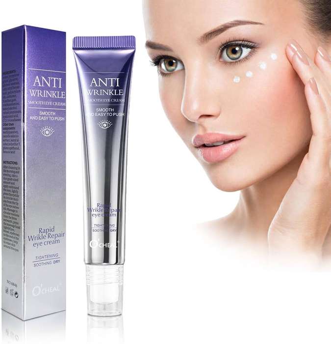 O'chleal Retinol Eye Cream Anti Aging, Under Eye Cream with Cooling Roller