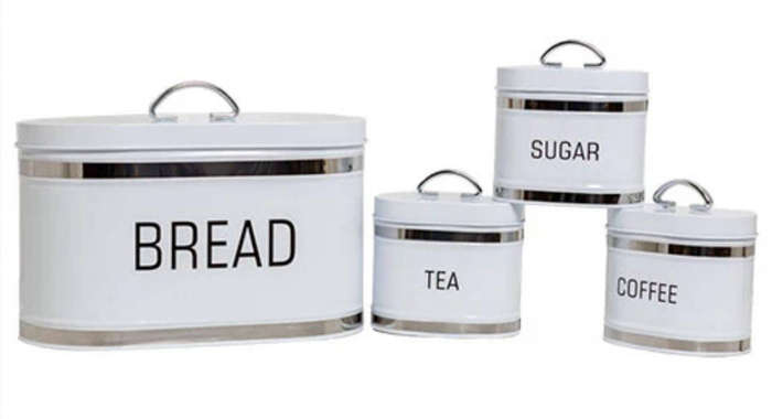 Bread Bin& canister set