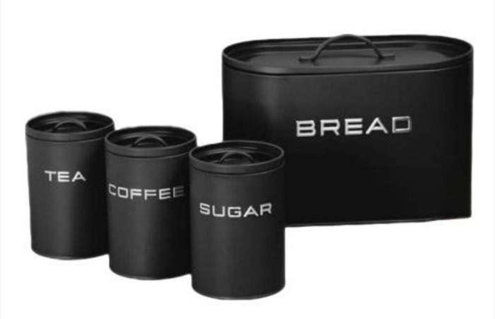 Bread Bin& canister set