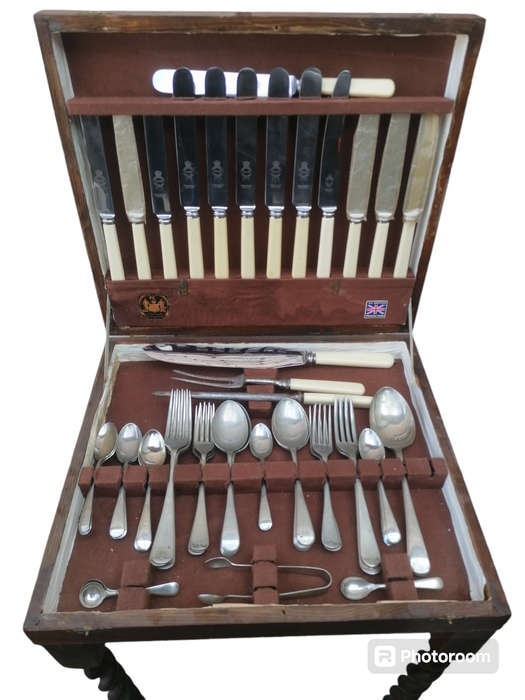 52 Piece All British Sheffield Cutlery Set