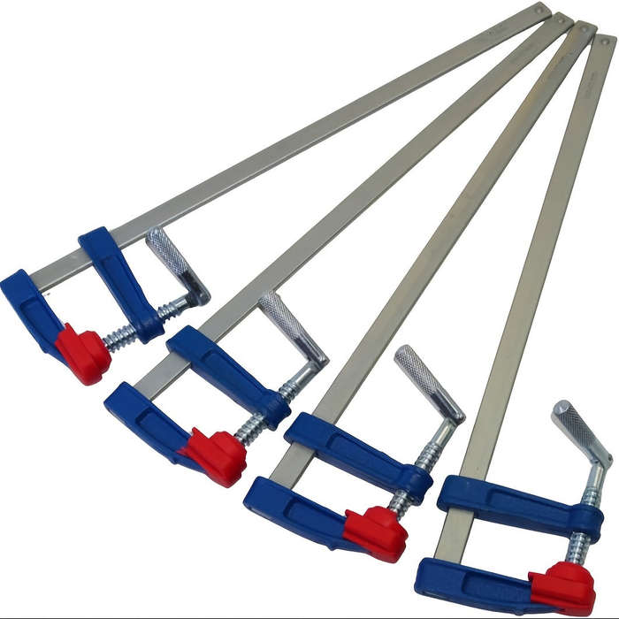 Set Of 4 Heavy Duty Cast Iron F-Clamps