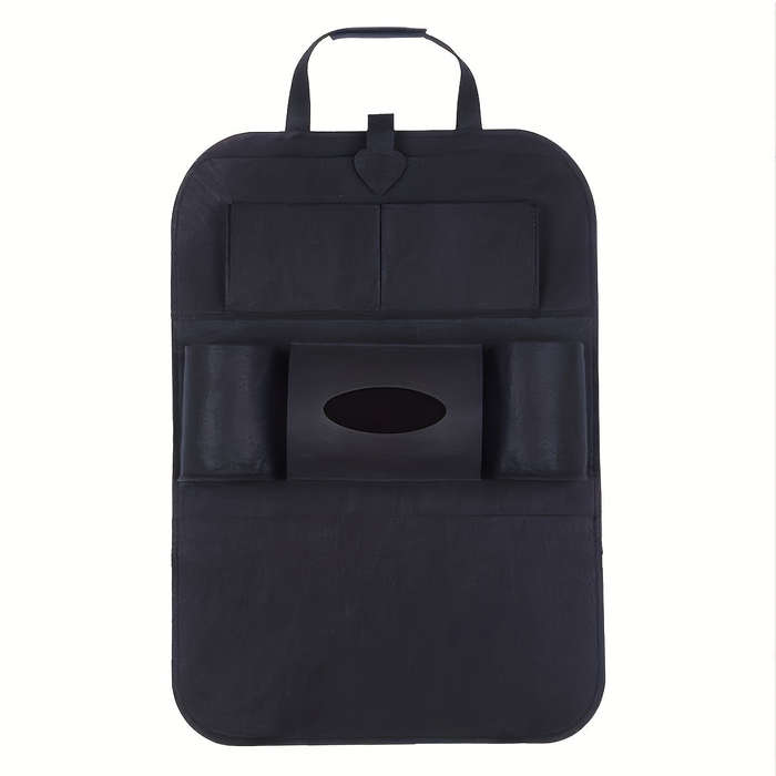 Convenient Black Car Seat Back Storage Bag