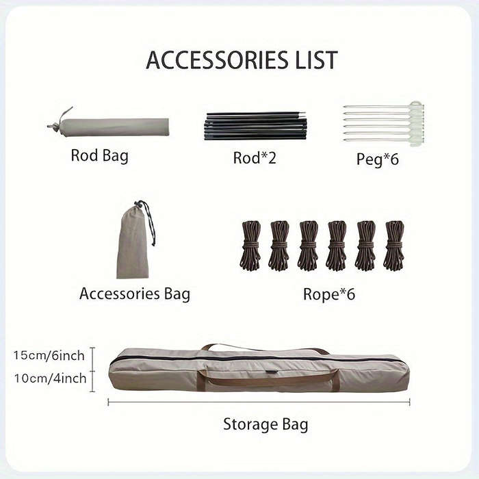 Durable Portable Travel Picnic Umbrella - Waterproof And Uv Resistant
