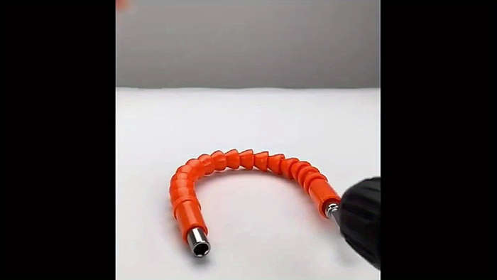 Multifunctional Orange Drill Bit Flexible Shaft Adapter 1 Piece