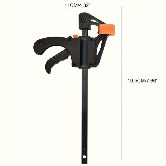 Convenient 6-Piece Set Of Quick Release F-Clamps