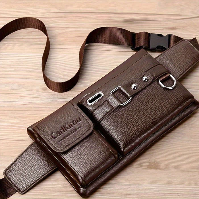 Men's Waist Bag New Large Capacity Multifunctional Messenger Bag