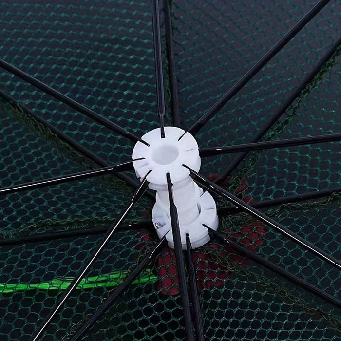 Portable Umbrella Shaped Perforated Nylon Lobster Cage Fishing Net