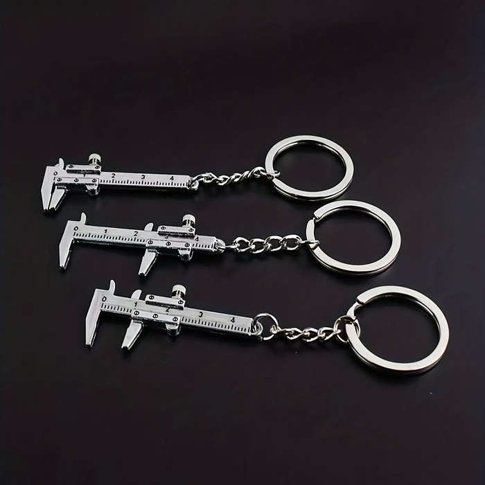 Precise 0-40mm Measuring Tool With Keychain - 1pc Mini Pocket Vernier Caliper