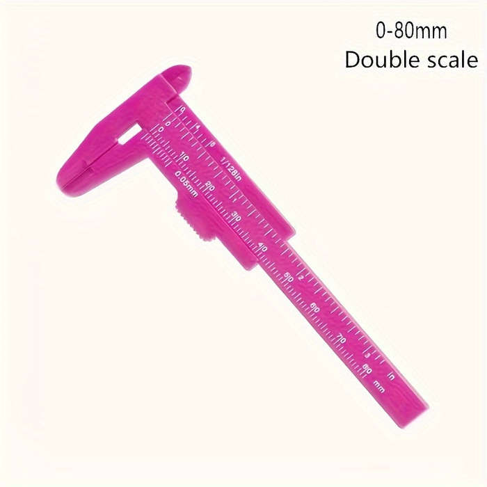 Convenient 1-Piece Mini Plastic Vernier Caliper