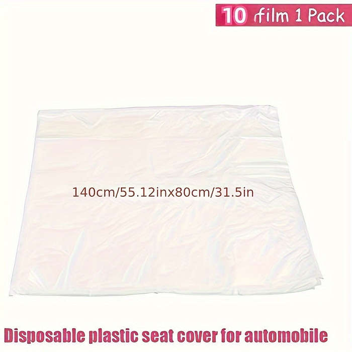 Convenient 10-Pack Disposable Car Seat Covers