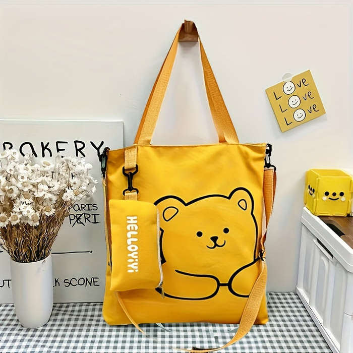 Cute Cartoon Print Handbag
