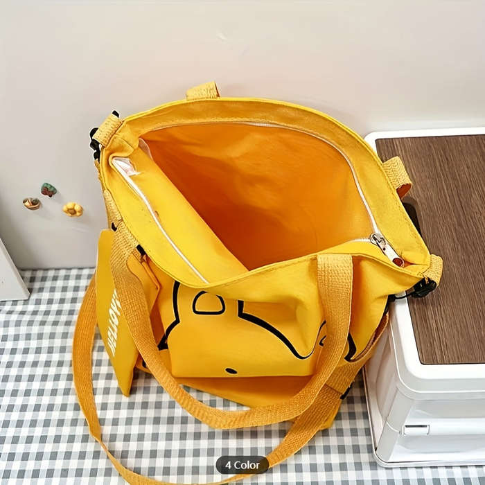 Cute Cartoon Print Handbag