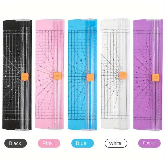 Portable A4 Paper Cutter With One-Way Blade - Perfect For Everyday Office Use