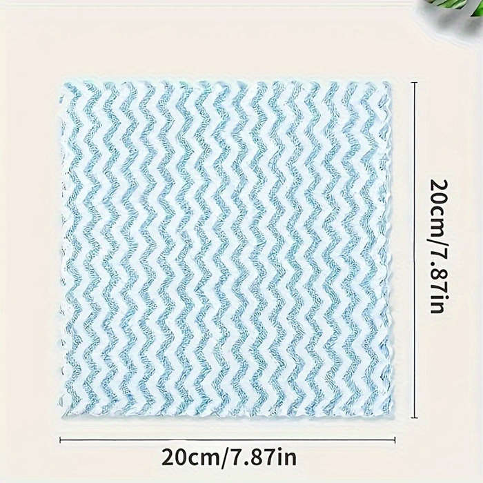 10 Pack Dish Towels Bamboo Fiber Dish Cloth Super Absorbent Double Layer Cleaning Cloth