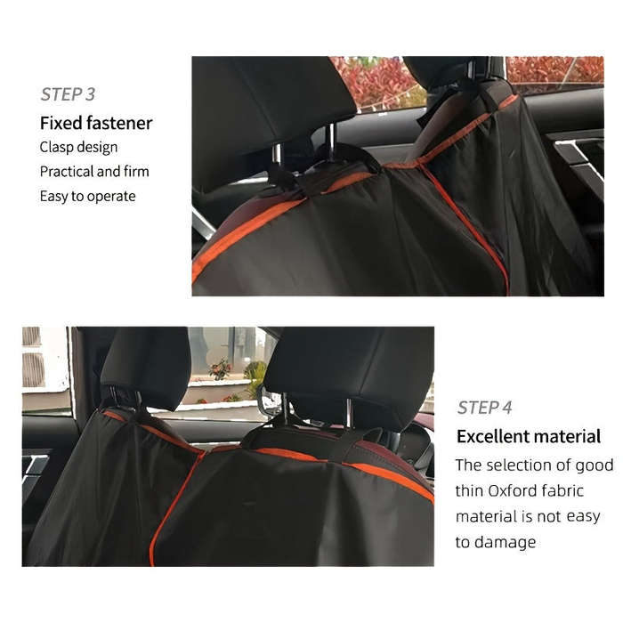 1pc Waterproof Foldable Pet Car Seat Cover