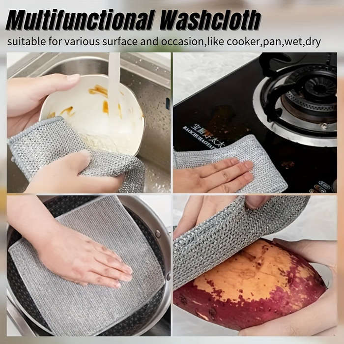 Premium Quick-Dry Stainless Steel Scouring Pads
