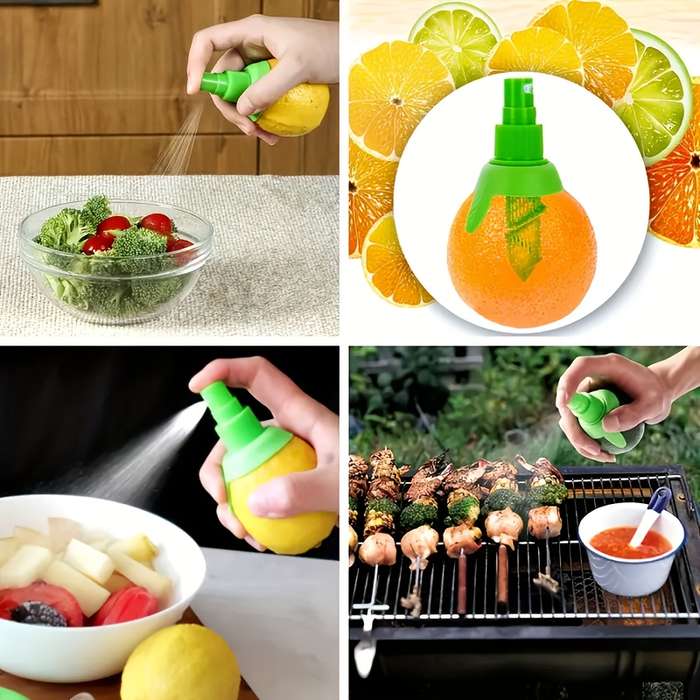 3pcs Green ABS Manual Juice Sprayer Set