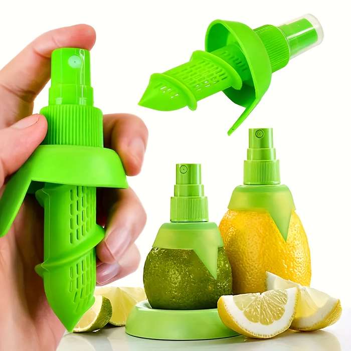 3pcs Green ABS Manual Juice Sprayer Set