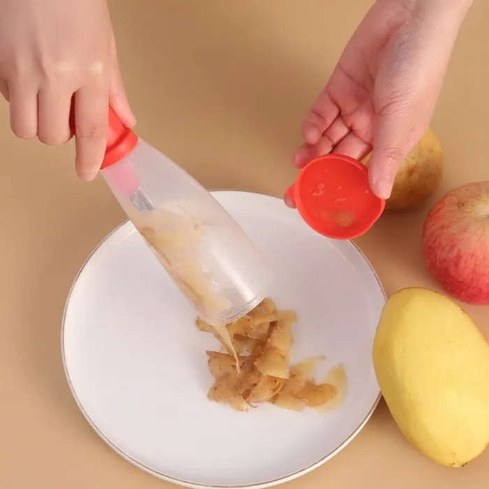 Storage Type Peeling Artifact Household Peeling Knife Multi-Function Peeling Scraper Peeling Knife w