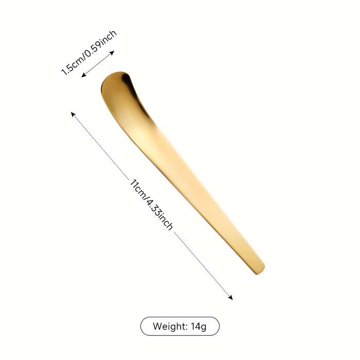 1pc Stainless Steel Ice Cream Spoon Yogurt Scraping Spoon Cake Canning Spoon Ice Cream Dessert Small