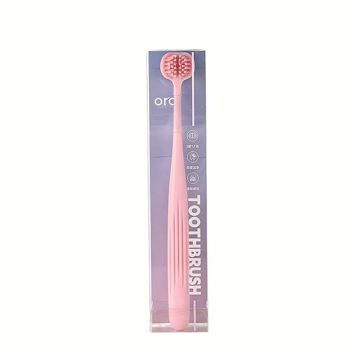 1pc Premium 3-Sided Soft Bristle Toothbrush
