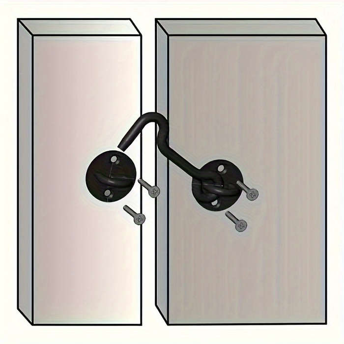 1pc Heavy Duty 4 Inch Metal Deadbolt