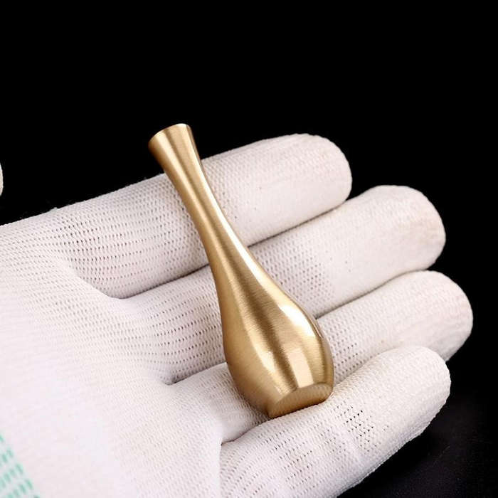 1pc Modern Brass Cylinder Vase