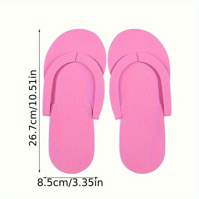 2-Pack Disposable Foam Pedicure Slippers