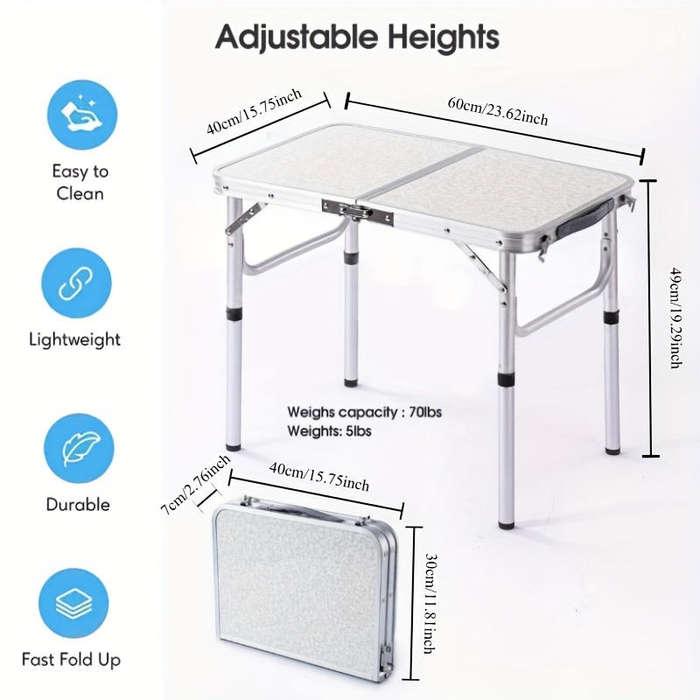 Compact Folding Camping Table
