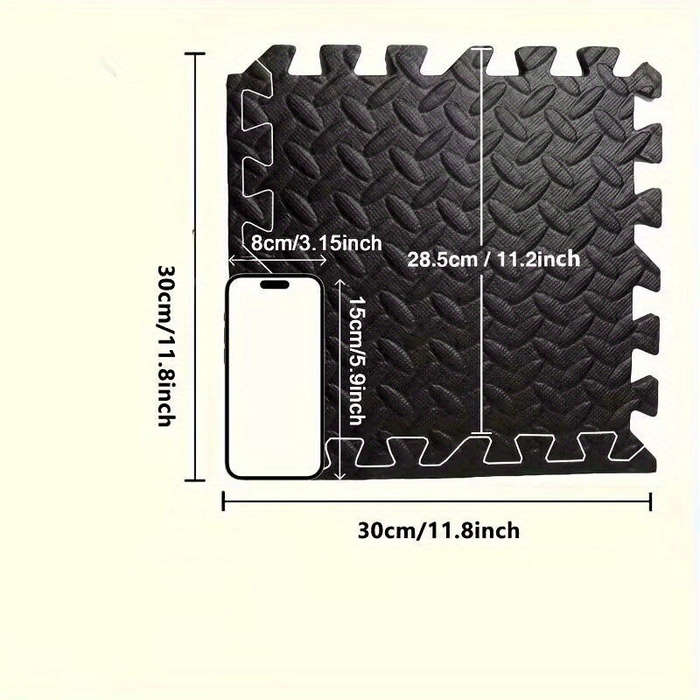 6-Piece Outdoor Camping Foam Pad Interlocking Set
