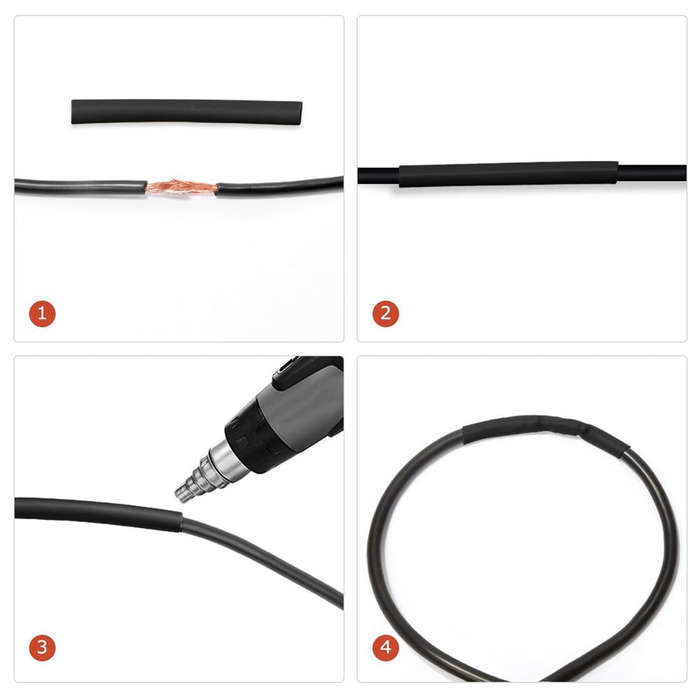164 Pcs Heat Shrink Tubing