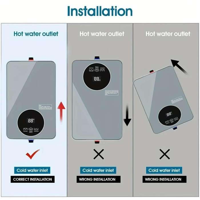 5500W Electric Tankless Water Heater