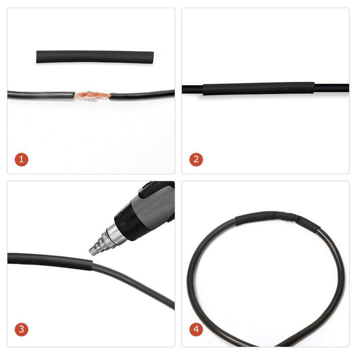 164pcs Heat Shrink Tubing