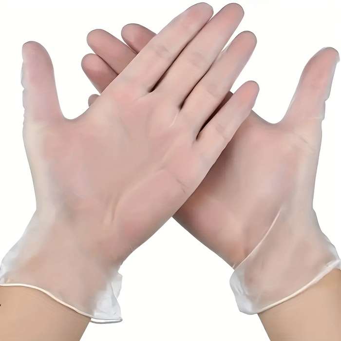 100pcs Catering Food Grade Disposable TPE Gloves
