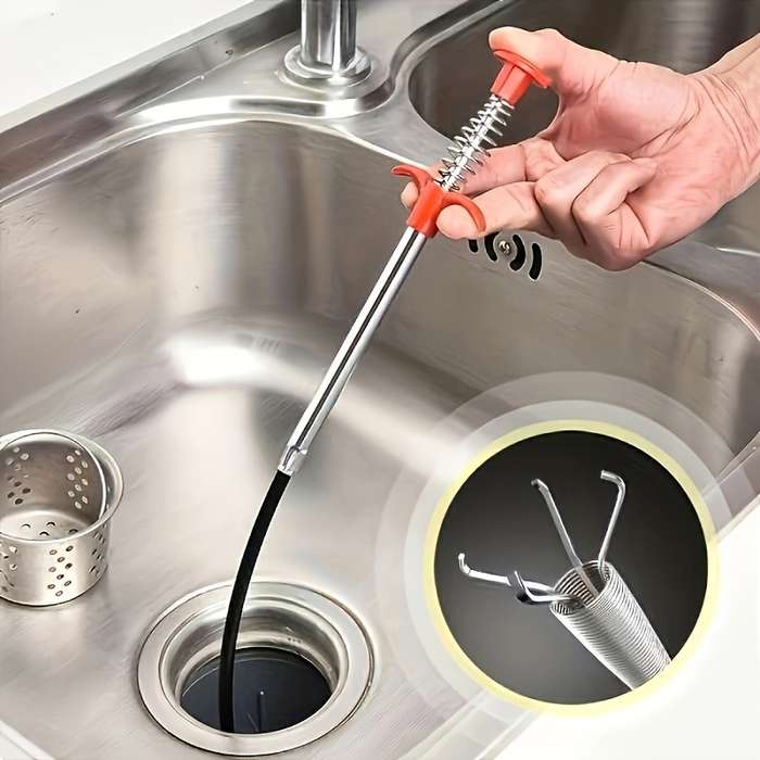 1pc Multi-Functional Metal Plumbing Snake