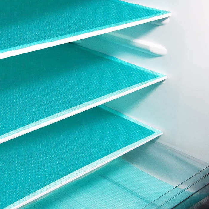 4pcs Easy-Install Washable Refrigerator Liners