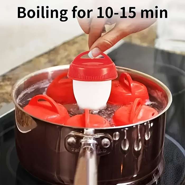 6-Pack Silicone Egg Poacher Set