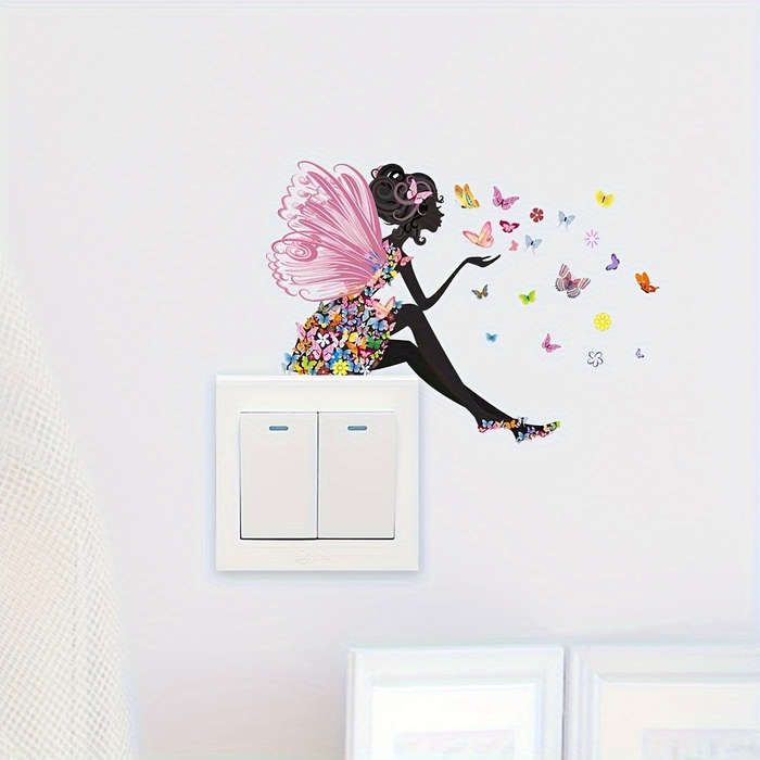 creative Butterfly fairy switch stickers